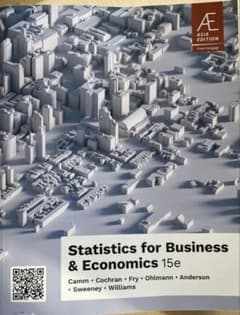 ビジネス・経済 Statistics for Business & Economics 15e Statistics for Business & Economics 15e - メルカリ
