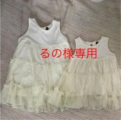 るの様専用 白 チュニック 姉妹お揃い♪２枚セットのサムネイル