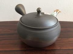 玉光火窯変線段茶っ切り急須のサムネイル