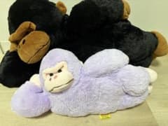 ウホウホゴリくん ぬいぐるみ ごろ寝3点セットのサムネイル