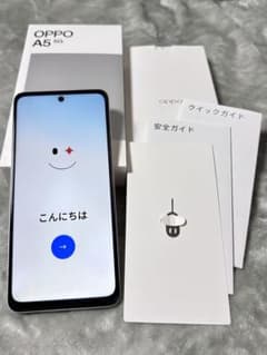 OPPO A5 128GB ホワイト　傷あり未使用 OPPO A5 5G 128GB ホワイト 傷あり microSD16GB - メルカリ