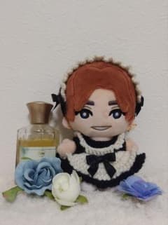 10cmぬい服 量産型 メイド服 モノクロ 推し活 ぬいぐるみ服 着せ替えのサムネイル