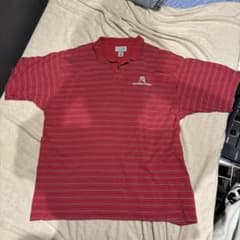 CUTTER & BUCK ポロシャツ レッド ボーダー XXLのサムネイル