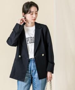 グレディブリリアン　ＬｉＲｙ　釦テーラードジャケット　ブレザー　紺ブレ
¥のサムネイル