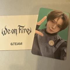 We on Fire サノク ＆TEAMタキ　 韓国 トレカ &TEAM TAKI タキ 韓国 グローバル トレカ we on fire - メルカリ