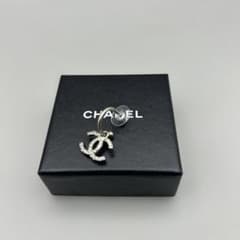 片方のみ CHANEL ココマーク ラインストーン ピアス 片耳用 05 A 