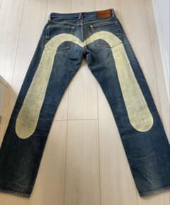 EVISU No.2 Lot.2000z白大黒 W29×L35 ビッグカモメ - メルカリ