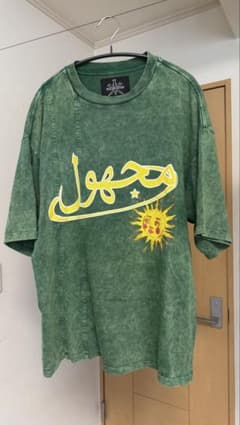 UNKNOWN LONDON GREEN WASHED ARABIC TEEのサムネイル