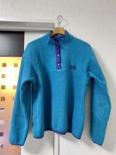 土日値引き patagonia パタゴニア シンチラ フリース 水色 スナップのサムネイル