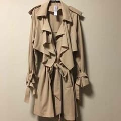 蘭々さま専用 新品 完売 MURUA シフォントレンチコート Ｆのサムネイル