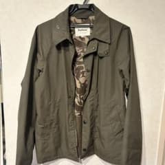 Barbour バブアートランスポート ナイロンジャケット カーキオリーブのサムネイル