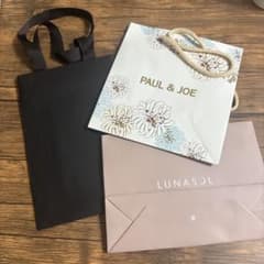 コスメ ショップ袋 3枚セット SUQQU PAUL & JOE LUNASOLのサムネイル