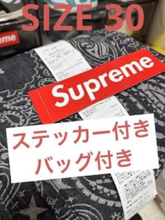 Supreme Bandana Jacquard Baggy JeanBlackのサムネイル