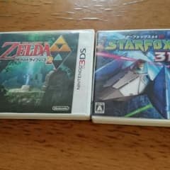 ゼルダ神々のトライフォース、スターフォックス64,3DSソフトのサムネイル