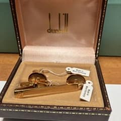 dunhill ネクタイピン カフス セット ゴールド - メルカリ