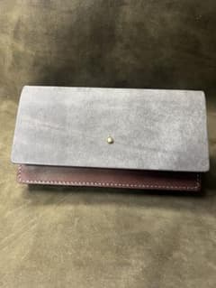 ハンドメイド　長財布　ギボシ留め　マルゴーレザー　イタリアンレザー ハンドメイド 長財布 ギボシ留め マルゴーレザー イタリアンレザー
