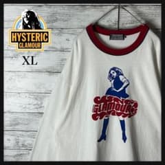 4038M【希少XL】ヒステリックグラマー☆ヒスガール リンガー 長袖Ｔシャツのサムネイル
