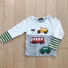 車ロンT Tシャツ☆100cmのサムネイル