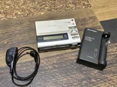 シャープ MDポータブルレコーダー MD-MS200 SHARP MD-MS200 ポータブルMDプレーヤー レコーダー 充電器付き - メルカリ
