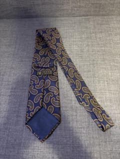 美品 GUCCI ネクタイ ペイズリー柄 ネイビーのサムネイル
