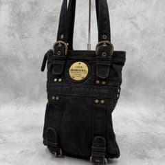 DIESEL ディーゼル トート バッグ ギミック y2k ゴールド金具 DIESEL ディーゼル トート バッグ ギミック y2k ゴールド金具 - メルカリ