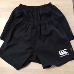 canterbury ブラック ラガーパンツ 160　2枚セットのサムネイル