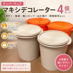 ⭐️未使用⭐️ タッパーウェア TUPPERWARE マキシデコレーター4個セット タッパーウェア マキシデコレーター 4個セット - メルカリ