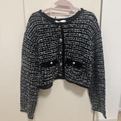 Lillian carat リリアンカラット ニットカーディガン タグ付きのサムネイル