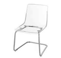 IKEA TOBIAS トービアス チェア クリア/クロムメッキのサムネイル