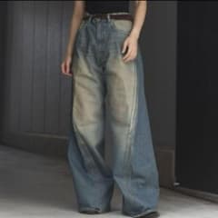NVRFRGT  24SS 3D Twisted Wide Leg Jeansのサムネイル