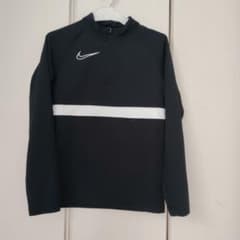 NIKE DRI-FIT ハーフジップジャージ ブラック XS　125cmくらいのサムネイル