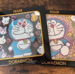 完売❤️FEILERドラえもんMIMOZAラブリーキャッツハンカチ2枚フェイラー フェイラー×ドラえもん ハンカチ2枚 - メルカリ