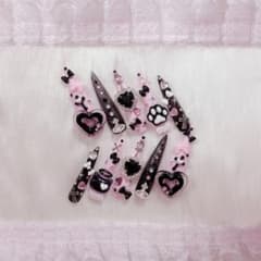 ♡ 現品 ♡ 量産型 地雷系 ネイルチップのサムネイル