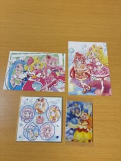 映画アイドルプリキュア　特典　ポストカード&プリキュアウエハースカードのサムネイル