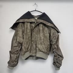 jentlouis Mサイズ ダブルカラー ボリューム袖ジャケットのサムネイル