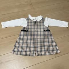 Burberry Londonチェック柄ジャンパースカート - メルカリ
