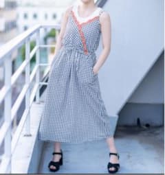 ワンピース 【wordtrobe】チェックプリント カシュクール ワンピースのサムネイル