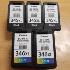 Canon BC-345XL 346XL使用済みインクカートリッジのサムネイル