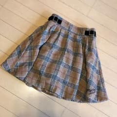 お値下げLOVETOXIC ラブトキシック　チェックスカート プリーツスカートのサムネイル