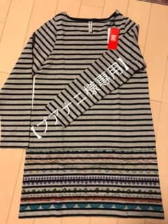 【プアナニ様専用】graniph グラニフ チュニック スウェット ボーダーのサムネイル