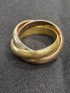 MT037 Cartier カルティエ トリニティリング 750 Φ48 8号 MT037 Cartier カルティエ トリニティリング 750 Φ48 8号 - メルカリ