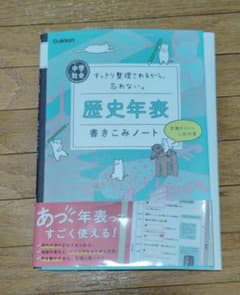 中学社会　歴史年表書き込こみノートのサムネイル