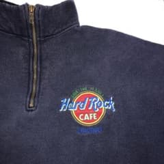 ハードロックカフェ Hard Rock Cafe ハーフジップスウェットのサムネイル