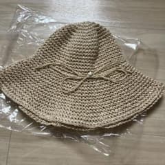 ＆edge. 手編みつば広ペーパーハットのサムネイル