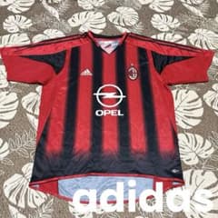 adidas(アディダス)セリエA ACミランユニフォーム 04-05 ホーム - メルカリ