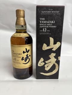 正規品　山崎 12年 シングルモルトウイスキー700ml 箱入りのサムネイル