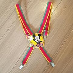 レトロミッキー☆古着風　キッズサスペンダーのサムネイル