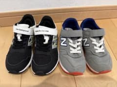 New Balance スニーカー ブラック グレー 2足セットのサムネイル