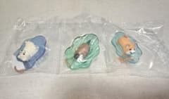 もっちりアニマル 水中のぞき見マスコット 3個のサムネイル