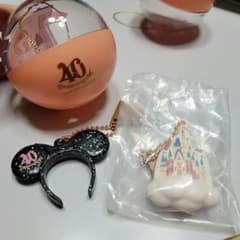 ディズニーランド40周年カプセルトイ　カチューシャ　シンデレラ城セットのサムネイル